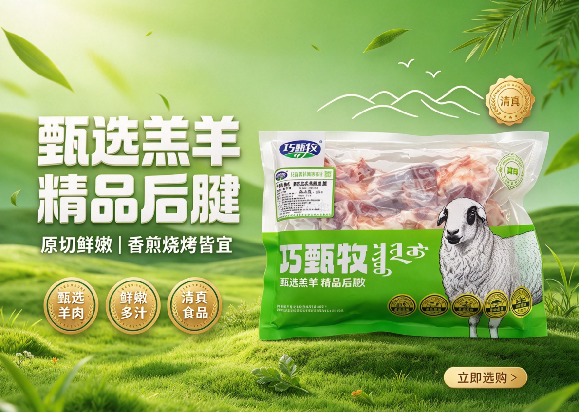甄选羔羊精品后腱