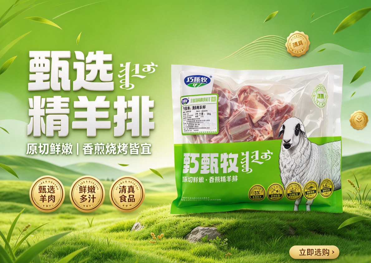 甄选精羊排